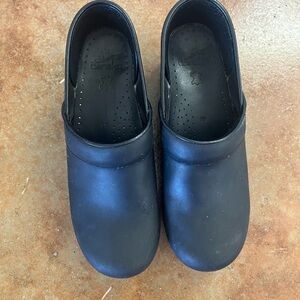 Dansko Matte Black Slip-On Clogs